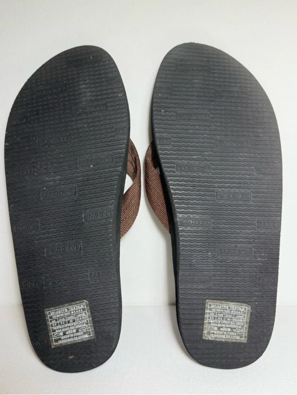 Rainbow Sandals Men's Cloud Sandals, Brown/Black, Men's M / 8.5-9.5